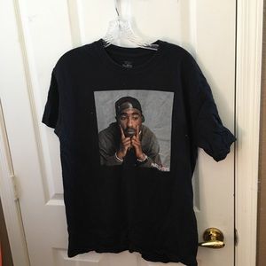 FINAL MARKDOWN Unisex New Moda Poetic Justice (Tupac Shakur) Tee (L)
